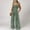Army Green, variant on BZGTZT Womens Boho Overalls Casual Floral Print Sleeveless Jumpsuit High Waist Wide Leg Long Pants Romper with Pockets