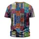 thumbnail image 4 of Men'S Printed T-Shirt Outdoor Retro Button Loose Short Sleeve Top2XL, 4 of 5