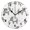 Black, variant on Elephant Wall Clock 10in Round Artistic Oil Painting Home Decor Desk Table Clock