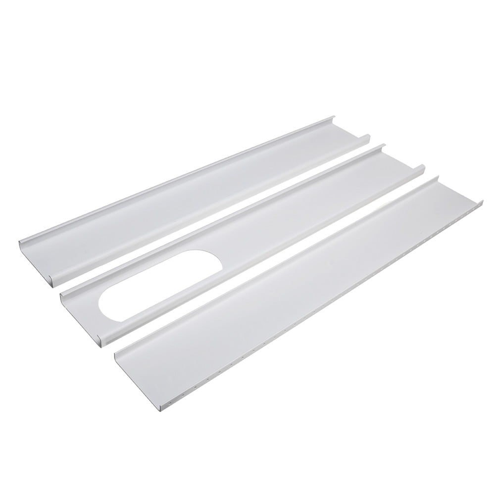 Window Slide Kit Plate PVC 190cm Adjustable Length For Air Conditioner Home DA