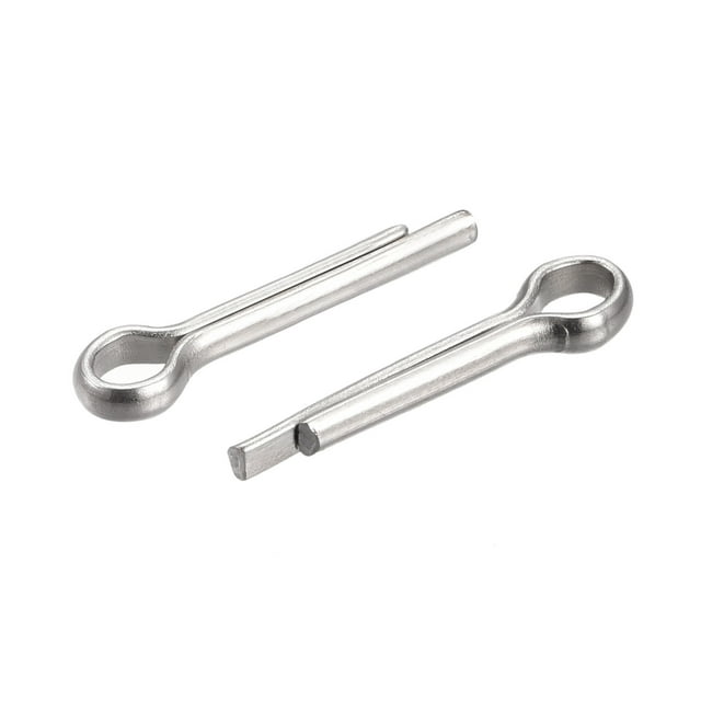 Unique Bargains Split Cotter Pin, 2.5x10mm Stainless Steel Clip Fastener Fitting Silver 30Pack