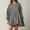 Dark Gray, variant on Lilgiuy Trendy Women's Casual Over Sized Sweatshirt Long Sleeve Dress Round-Neck Ladies Patchwork Mini Dresses for Home Leisure