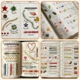 thumbnail image 6 of Embroidery-Stitch Book, 2026 New Portable All Scenario Embroidery-Stitch Book with Fabric Pages Embroiderystitch Books Linen Fabric with Professional Sewing Kit Beginner-Friendly, 6 of 6