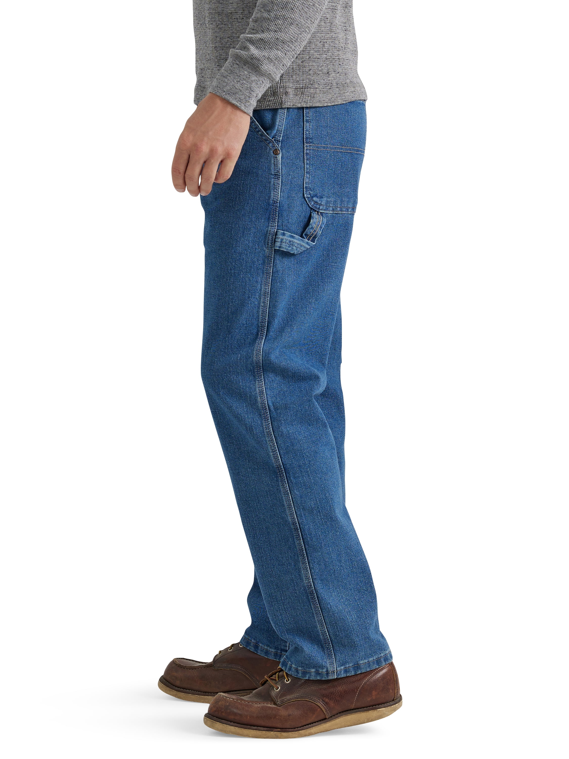 Wrangler Men's Cotton Blend Relaxed Fit Carpenter Pant - Walmart.com