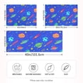 thumbnail image 2 of Yayeee Pillowcase Standard Size Set of 2 Satin Wrinkle Resistant Envelope Pillow Case, Colorful Cartoon Planets, 2 of 8