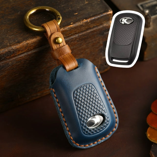 Car Key Fob Cover Case Protector For Kymco S350 Motorcycle Key Case Leather Remote Cover Holder