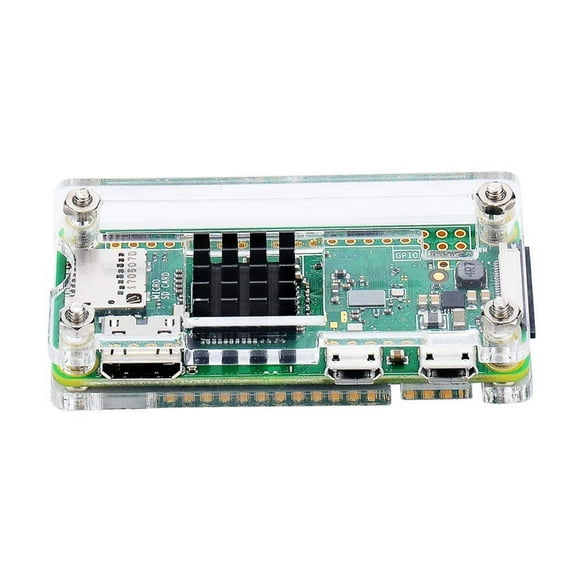 Acrylic Case 4 in 1 Kit for Raspberry Pi Zero W and Pi Zero with Heat Sink