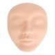 thumbnail image 2 of 5D Makeup Practice Mannequin Solid Silicone Elastic Soft Microblading Supplies Face Eyes Makeup Mannequin Pink, 2 of 5