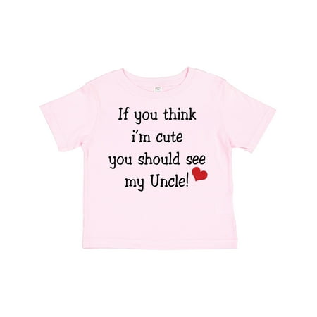 

Inktastic Cute Uncle Gift Toddler Boy or Toddler Girl T-Shirt
