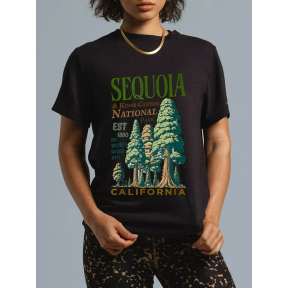 100% Cotton Sequoia Kings Canyon National Parks T-Shirt