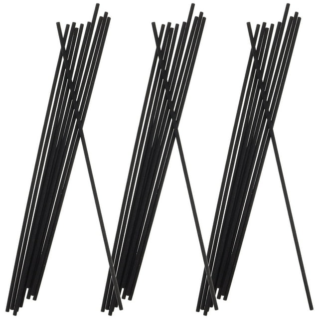 Raindrops 100Ud Difusores Negros De Fibra Para Aromáticos En Ambientes
