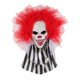 thumbnail image 1 of Halloween Wreath Front Door Scary Clown Wreaths With Red Hair Empty Eyes, 1 of 5