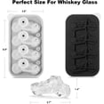 thumbnail image 5 of Novelty Motorcycle Ice Cube Mold, Funny Motorcycle Gifts for Men, Holiday Stocking Stuffers for Men, Large Ice Cube Molds for Whiskey, Bourbon, Cocktails, 5 of 13