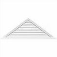 thumbnail image 3 of Ekena Millwork GVPTR78X3303SF Support de Surface Triangulaire PVC Évent Gable, Blanc Imprimé d'Usine, 3 of 4