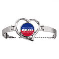 thumbnail image 1 of Nombre de la bandera de país de Haití Pulsera pulsera de joyería en forma de corazón Unbranded M, 1 of 3