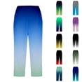 thumbnail image 4 of WILLBEST Vestido Informal Deportivo para Mujer, Pantalón Tres Cuartos con Dobladillo Dividido, Elegante, de Moda para Primavera Y Verano, Versátil, para Guardarropa, Cómodo. XXXXGrande, 4 of 8