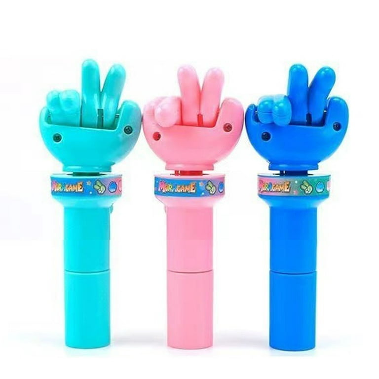 1PC Creative, Wear-resistant ABS Rock Paper Scissors Mora Game Novelty Toy  for Fun, Random, and Portable Entertainment 