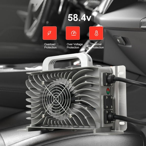 SUDEG 20 AMP Lithium Onboard Battery Charger for 48 Volt Golf Carts