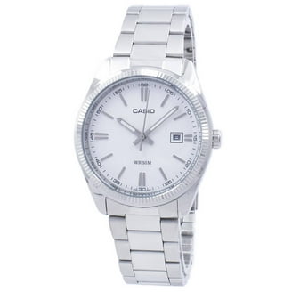 Men's Enticer MTP1292D-1AV Silver Stainless-Steel Quartz Watch