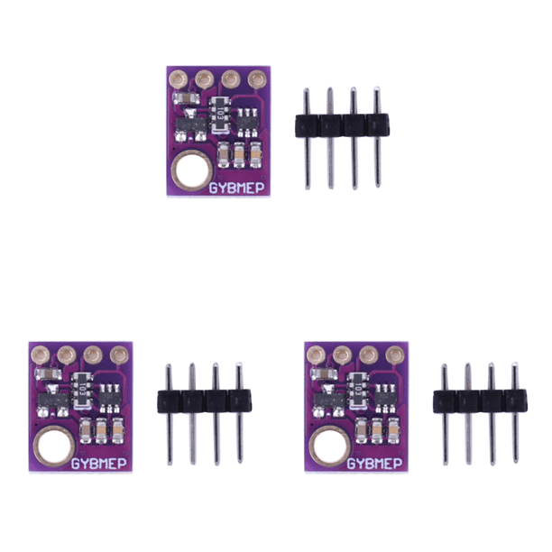 Sensor de Presión de Aire Humedad Digital GY-BME280-5V BME280 SPI I2C Breakout 3 Piezas