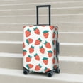 thumbnail image 5 of Uemuo Strawberries Printed Washable Luggage Cover - Fashion Suitcase Protector Fits 18-32 Inch Luggage -Large, 5 of 9