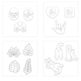 thumbnail image 4 of Moule Gaufrier pour Biscuits Lavable Réutilisable Mignon Dessin Animé Moules à Biscuits de Pâques Intérieur Festival Célébration Pâtisserie Outil Décoratif 3 Pcs Oeuf, 4 of 9