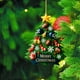 thumbnail image 1 of Adorno acrílico para árbol de Navidad, 8 cm, transparente, ligero, plano, 12 g, decoración navideña para colgar en el árbol de Navidad | Decoración festiva para el hogar | Decoración de temporada, 1 of 5