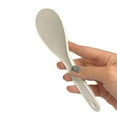 thumbnail image 5 of 5 Pack Chinese Plastic Non-Stick Spoon Paddle White Plastic Sushi Rice Japanese, 5 of 7
