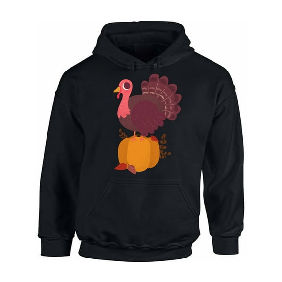 Awkward Styles Thanksgiving Hoodie Happy Turkey Hooded Sweatshirt