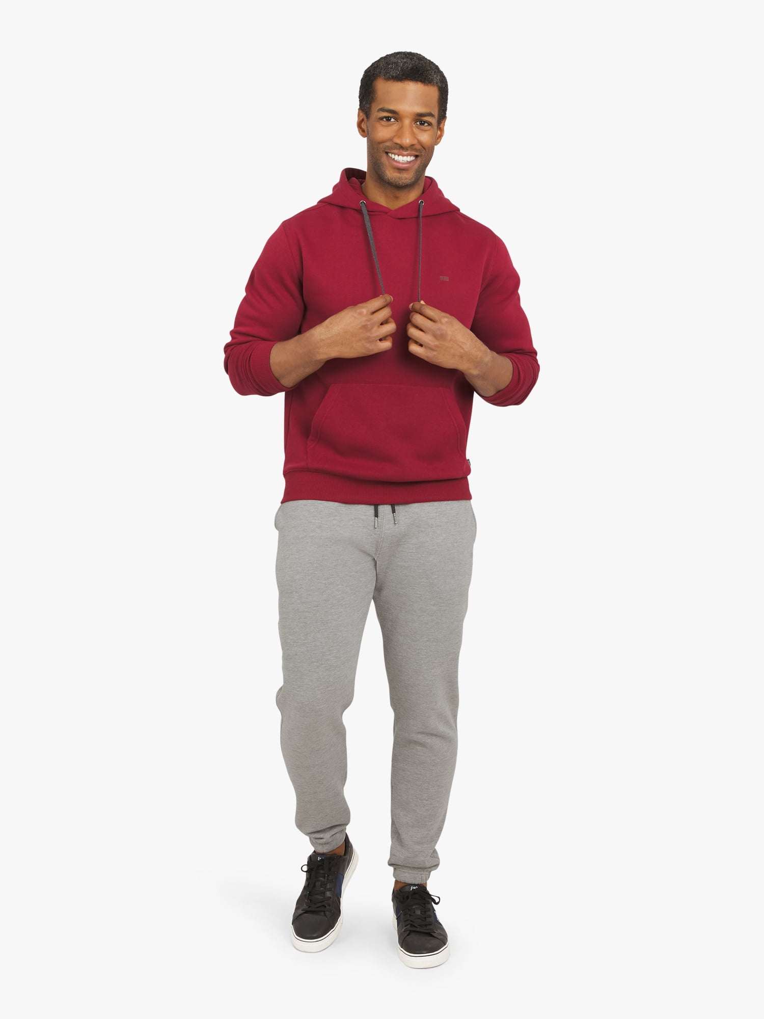 Chaps Men's & Big Men's Everyday Fleece Pullover Hoodie Sweatshirt, Sizes S-2XL