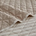 thumbnail image 6 of Wonderful 100% Cotton Jersey Striped All-Season Reversible 3-Piece Quilt Set, 6 of 7