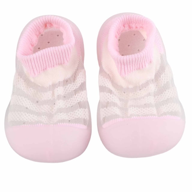 Zapatos de calcetines de piso para bebés, calcetines de suela de bebé flexibles para interiores