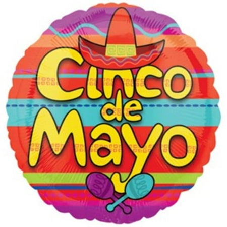 Loftus International A2-4222 18 in. Cinco De Mayo Celebration Vlp Balloon