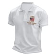 thumbnail image 5 of 250 Anniversary USA Shirt Men's Retro 250th United States Flag Print Polo Shirts Patriotic Shirts for Men, 5 of 6
