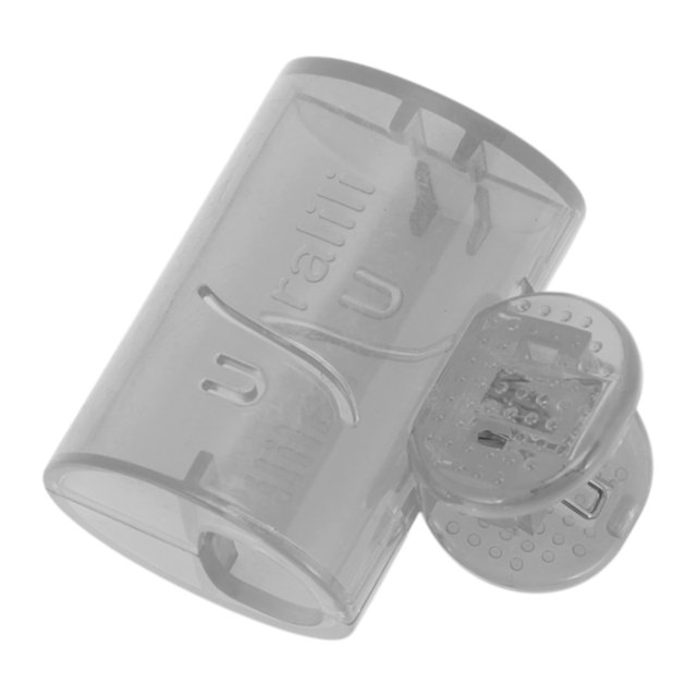 Cubiertas de cepillo de dientes cuadradas únicas 1 Pc para viaje plástico gris 1