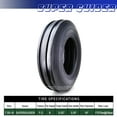 thumbnail image 3 of SUPERGUIER Heavy Duty 7.50-16 Rib Implement Tire F-2 Pattern 8 Ply Set 2 - 16002, 3 of 5