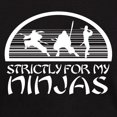 thumbnail image 3 of CafePress - Strictly For My Ninjas Dark T Shirt - Men's Classic Graphic Cotton T-Shirt, 3 of 4