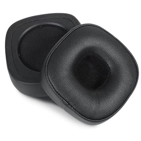 1 Pair Replacement Ear Pads for Headphone Soft Leather Ear Cushions Memory Foam
