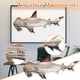 thumbnail image 1 of Shark Metal Art Decoración de pared Sala de estar Dormitorio Decoración del hogar Wmkox8yii gf10669, 1 of 9