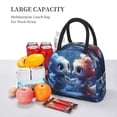 thumbnail image 6 of Haiem Cute Fish Flower Couple Printed Lunch Bag Women, Lunch Box Lunch Bag for Women, Small Leakproof Cute Lunch Tote Large Capacity Reusable Insulated Cooler Lunch Container, 6 of 6