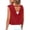 Red, variant on Workout Tops for Women Sleeveless Tank Tops Keyhole Back Crop Tops Athletic Running Gym Yoga Tee Shirts Activewear