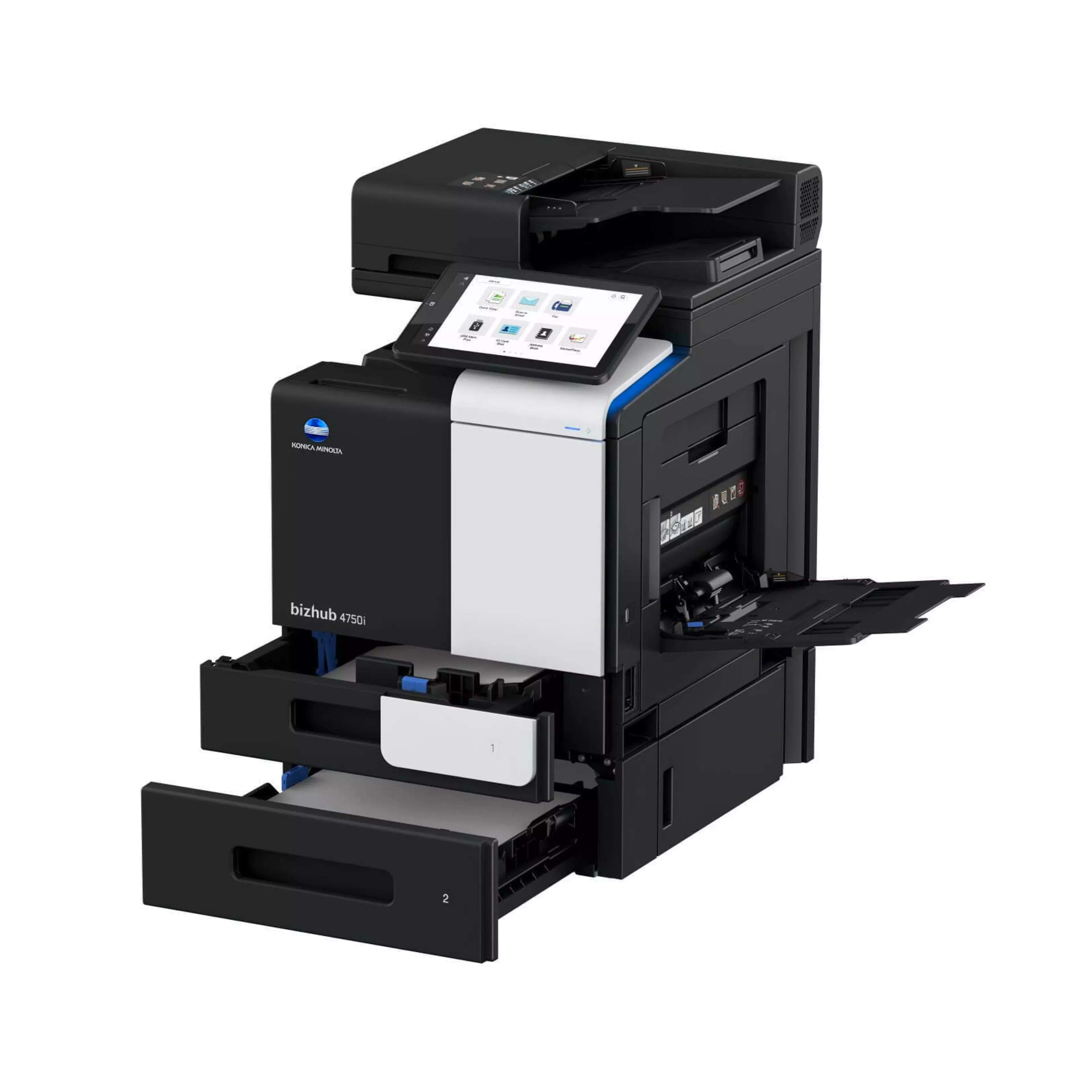 Konica Minolta BizHub 4750i - Mono / Laser MFP Printer Copier / Letter 50ppm