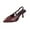 Wine, variant on QQAMB Heels for Women Bow Kitten Heels Pointed Toe Stilettos Pumps
