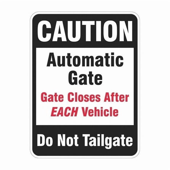 Lyle Parking Lot Gate Parking Sign,18" x 12" T1-1329-DG_12x18