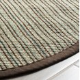 thumbnail image 2 of SAFAVIEH Natural Fiber Urban Striped Sisal Area Rug, Teal/Brown, 5' x 8', 2 of 4