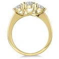 thumbnail image 2 of SZUL Women's 2 Carat TW Diamond Three Stone Ring in 14K Yellow Gold (J-K-L Color, I2-I3 Clarity), 2 of 3