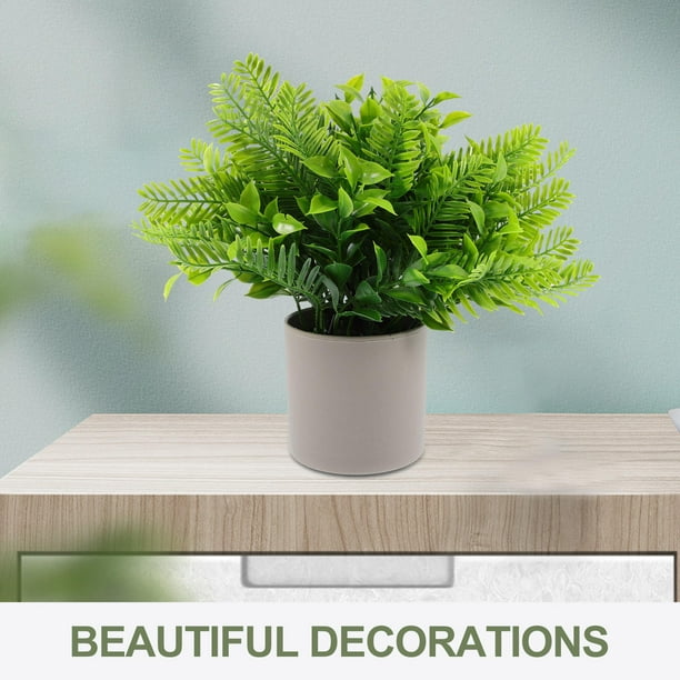unbranded Planta Decorativa Artificial Verde En Maceta Para Ambientar Hogar Con Aspecto Natural Y Fresco