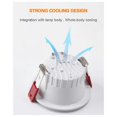 thumbnail image 1 of Round Anti-Glare LED Light Recessed Downlight Ceiling Light Spotlight Suitable for Indoor Lighting, 1 of 5