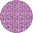 thumbnail image 1 of Ahgly Company Machine Washable Indoor Round Transitional Orchid Purple Area Rugs, 5' Round, 1 of 7