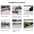 thumbnail image 4 of Window Hinge, Aluminum Alloy Casement Window Stay With Screws Adjustable Window Fitting For Push Out Awning  Transom, 4 of 8